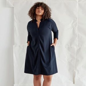 Aday Something Borrowed dress in navy